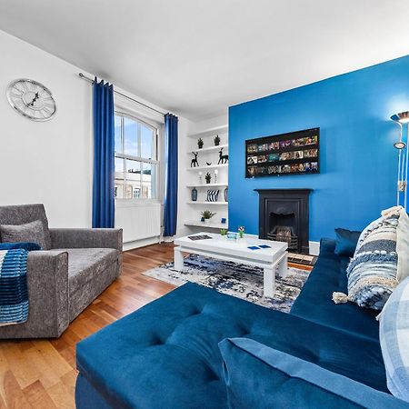 Balcony Blue Theme 1 Bedroom Central London Luxury Flat Near Hyde Park! Accommodates Up To 6! Double Sofa Bed And Next To Station! Buitenkant foto