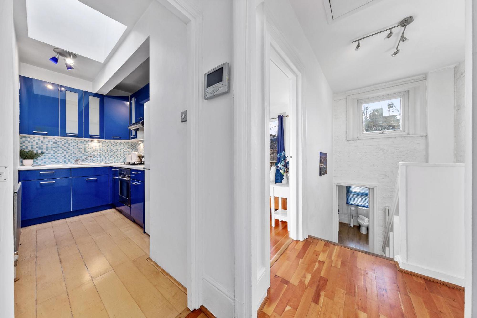Balcony Blue Theme 1 Bedroom Central London Luxury Flat Near Hyde Park! Accommodates Up To 6! Double Sofa Bed And Next To Station! Buitenkant foto